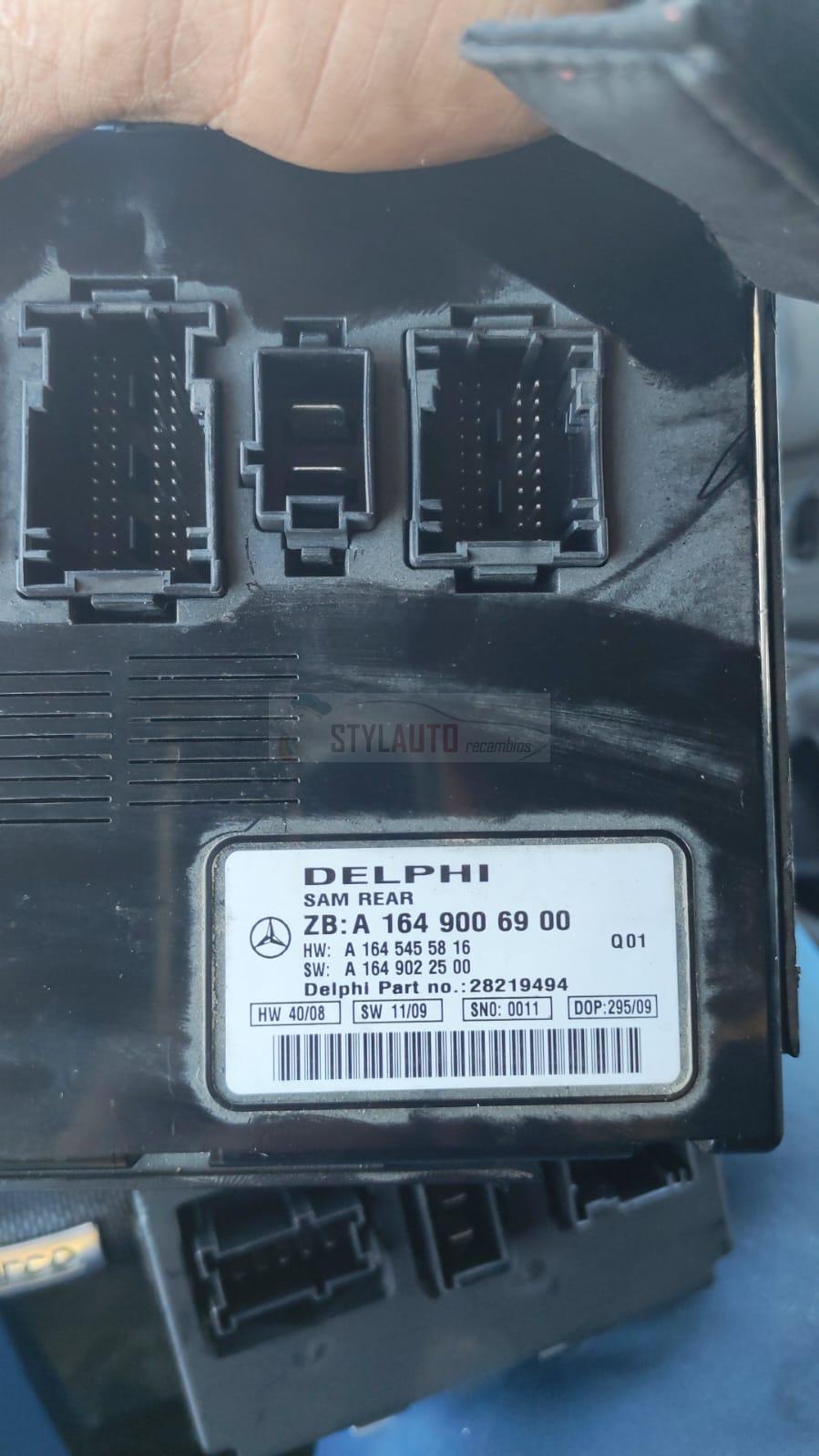 centralita motor sam mercedes ml w164 Sam A1649006900 1649006900