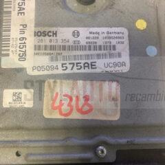 centralita motor dodge nitro P05094576AF Bosch 0281013354