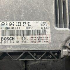 centralita mercedes vit0 639 Mercedes-Benz, 0281012109, 0 281 012 109, A6461533791, A 646 153 37 91, CR3.31 2.2L