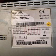 KIA SPORTAGE 3 RADIO RADIO NAVEGACIÓN NAVI 96560-3U500WK 965603u500kwk